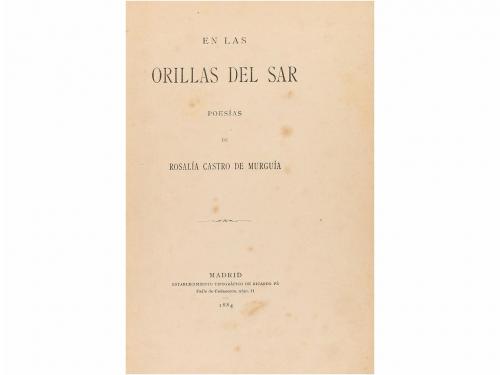 1884. LIBRO. (LITERATURA CASTELLANA-PRIMERA EDICIÓN). CASTRO