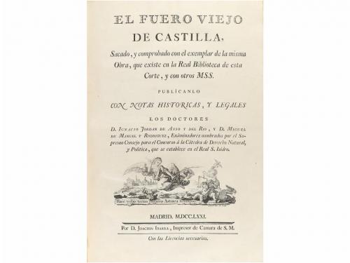 1771. LIBRO. (DERECHO). JORDAN DE ASSO Y DEL RIO, IGNACIO; M