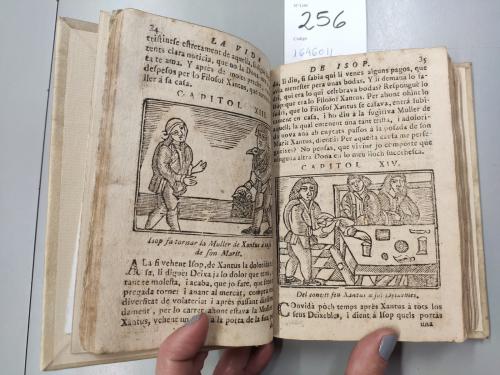 1780 ca. LIBRO. (CLÁSICOS). ESOPO:. FAULAS DE ISOP, FILOSOF 