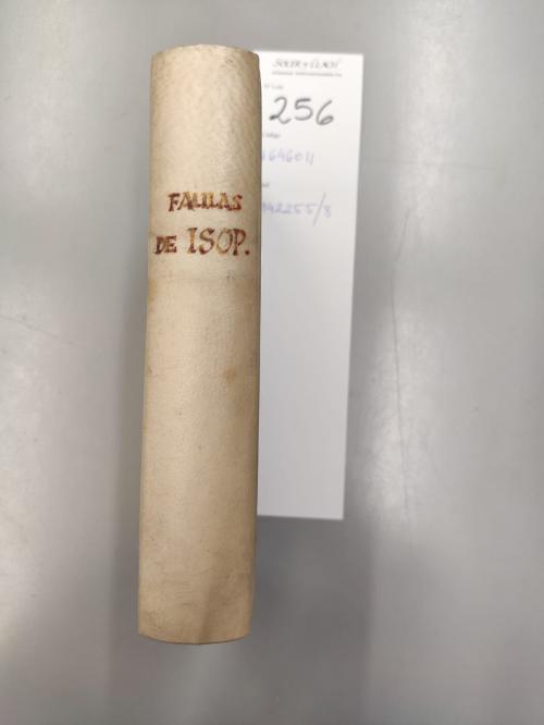 1780 ca. LIBRO. (CLÁSICOS). ESOPO:. FAULAS DE ISOP, FILOSOF 