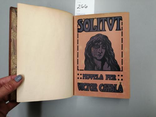 1909. LIBRO. (LITERATURA CATALANA). CATALÀ, VÍCTOR [ALBERT, 