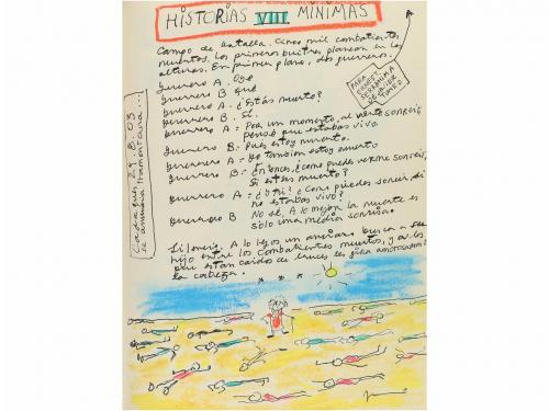 1978-1999 ca. ORIGINAL ARTÍSTICO. LIBRO DE FIRMAS DE TINA SE