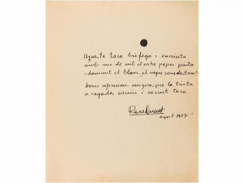 1932-1939. ORIGINAL ARTÍSTICO. (FIRMAS). LIBRO DE FIRMAS CON