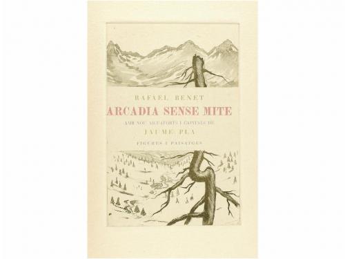 1934. LIBRO. (BIBLIFILIA). PLA, JAUME:. ARCADIA SENSE MITE. 