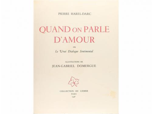 1948. LIBRO. (BIBLIOFILIA). HAREL-DARC, PIERRE:. QUAND ON PA