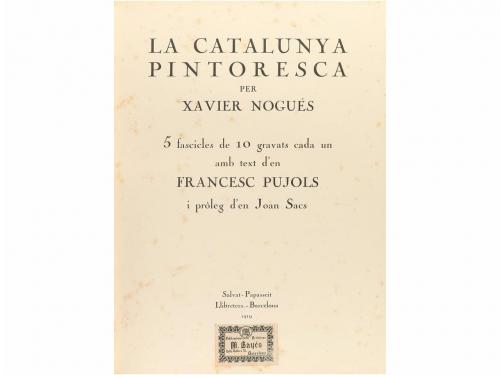 1919. LIBRO. (ARTE). NOGUÉS, XAVIER; PUJOLS, FRANCESC:. LA C