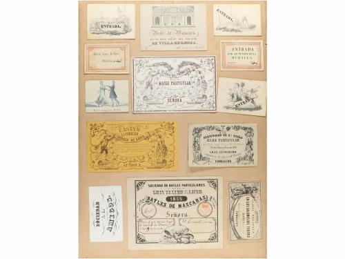 1860-1910 ca. COLECCIONISMO. (BAILE). LOTE DE MÁS DE 1800 PR