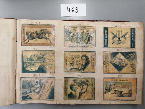 1880-1900. COLECCIONISMO. (CROMOS). LOTE DE 3 ÁLBUMES REPLET