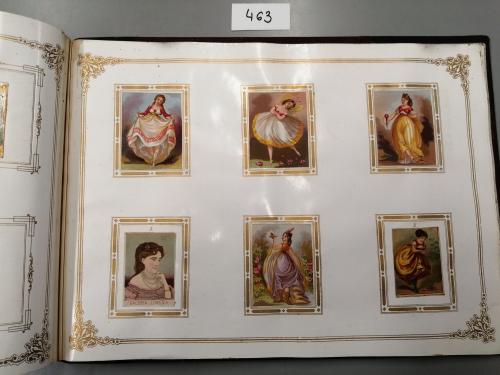 1880-1900. COLECCIONISMO. (CROMOS). LOTE DE 3 ÁLBUMES REPLET