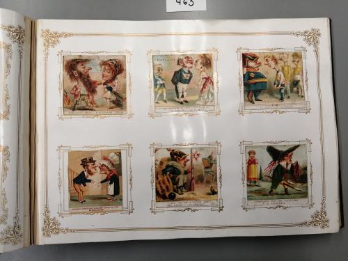 1880-1900. COLECCIONISMO. (CROMOS). LOTE DE 3 ÁLBUMES REPLET