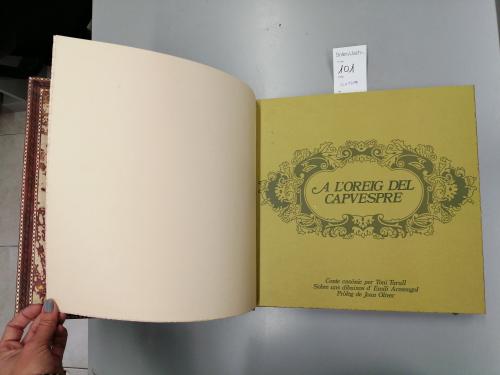 1971. LIBRO. (BIBLIOFILIA-ENCUADERNACION). TURULL, TONI:. A 