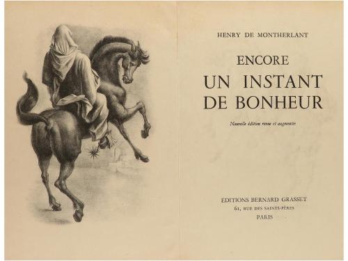 1934. LIBRO. (BIBLIOFILIA). MOTHERLAT, HERNY DE:. ENCORE UN 