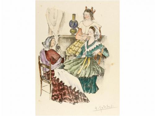 1945. LIBRO. (BIBLIOFILIA). GELABERT [ilustrador]:. ESTAMPAS