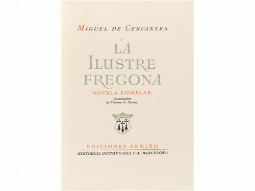 1944. LIBRO. (BIBLIOFILIA). CERVANTES SAAVEDRA, MIGUEL DE:. 