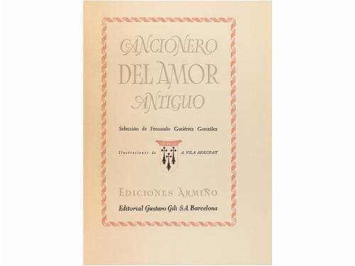 1942. LIBRO. (BIBLIOFILIA). CANCIONERO DEL AMOR ANTIGUO. Bar