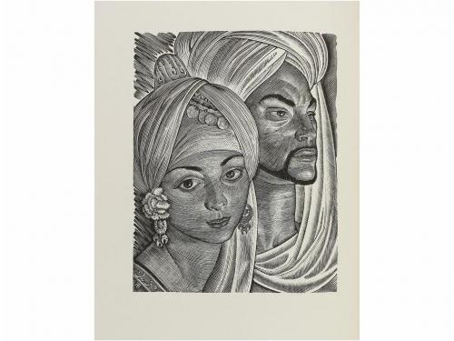 1946. LIBRO. (BIBLIOFILIA). VILLEGAS, ANTONIO DE:. EL ABENCE