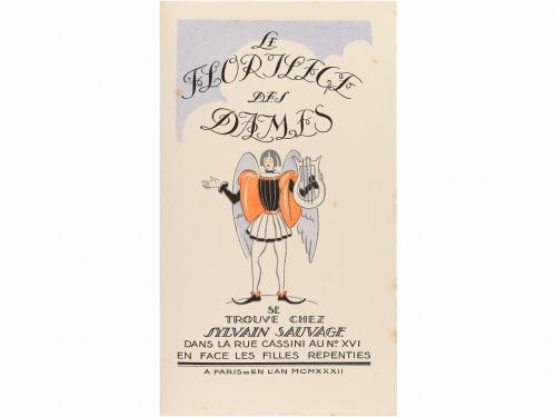 1932. LIBRO. (BIBLIOFILIA). SAUVAGE, SYLVAIN:. LE FLORILEGE 