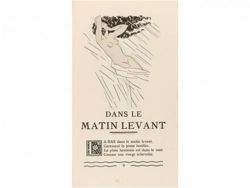 1932. LIBRO. (BIBLIOFILIA). SAUVAGE, SYLVAIN:. LE FLORILEGE 