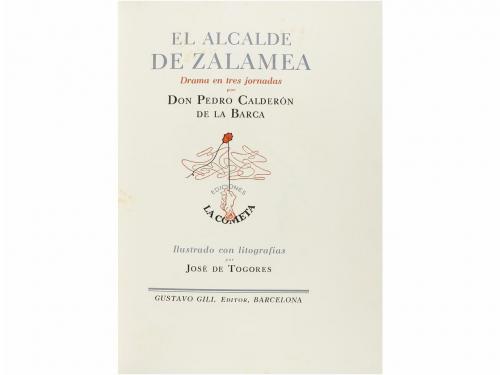 1933. LIBRO. (BIBLIOFILIA). BARCA, CALDERON DE LA:. EL ALCAL