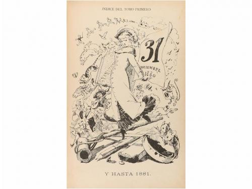 1880. REVISTA. (PRENSA ILUSTRADA). MESTRES, APELES:. GRANIZA