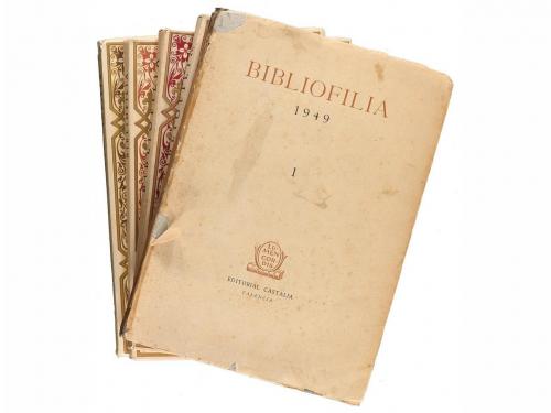 1949-1957. LIBRO. (BIBLIOFILIA-CONJUNTO). MIQUEL Y PLANAS, R