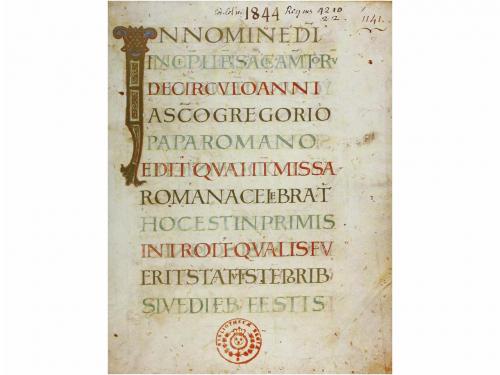 1983. LIBRO. (FACSÍMIL). SACRAMENTARIO DE METZ. MS. LAT. 114