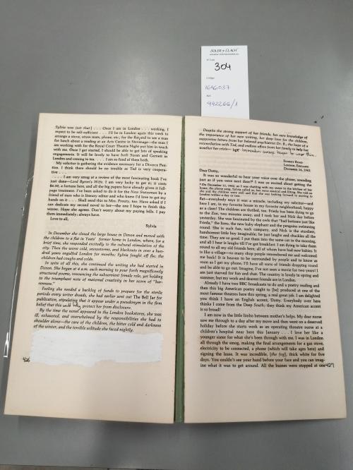 1975. LIBRO. (LITERATURA INGLESA). SCHOBER PLATH, AURELIA; P