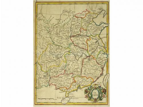 1780 ca. MAPA. (CHINA). LA CHINE. Calcografía. Plancha: 29 x