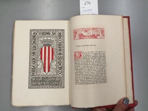 1916-1918. LIBRO. (LITERATURA). VILLENA, ISABEL DE:. LLIBRE 