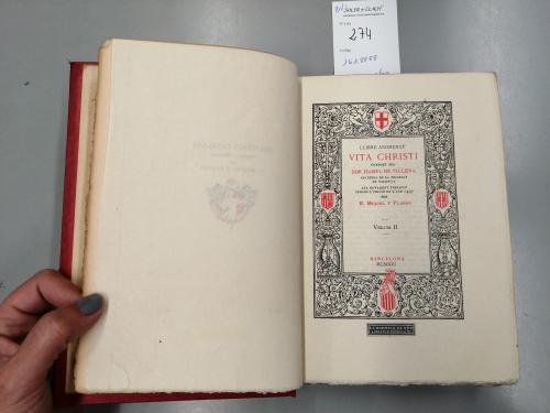 1916-1918. LIBRO. (LITERATURA). VILLENA, ISABEL DE:. LLIBRE 