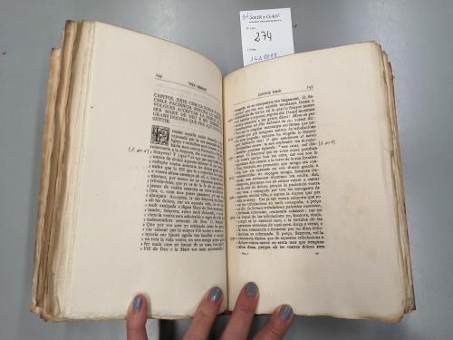 1916-1918. LIBRO. (LITERATURA). VILLENA, ISABEL DE:. LLIBRE 