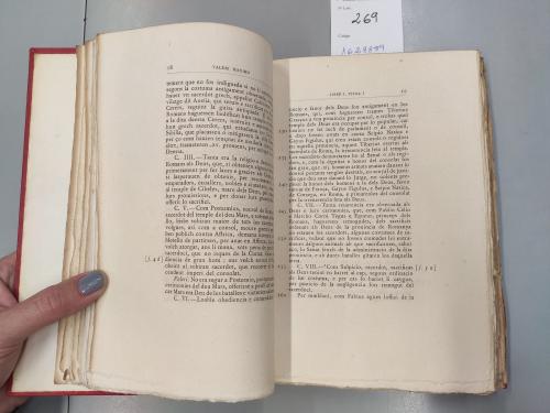 1914. LIBRO. (LITERATURA). LLIBRE ANOMENAT VALERI MAXIMO DEL