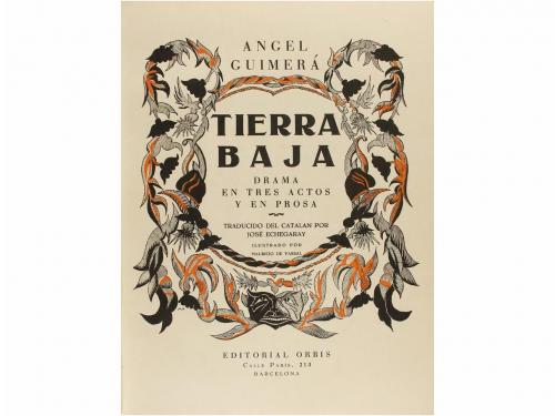 1930. LIBRO. (BIBLIOFILIA-LITERATURA). GUIMERÀ, ÀNGEL:. TIER