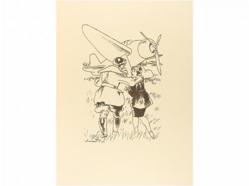 1950. LIBRO. (ARTE). JUNCEDA, J.:. CINQUANTA DIBUIXOS INEDIT