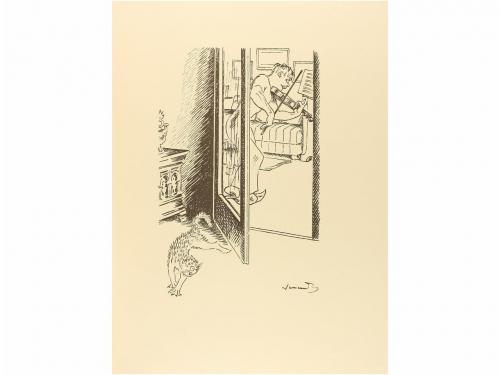 1950. LIBRO. (ARTE). JUNCEDA, J.:. CINQUANTA DIBUIXOS INEDIT