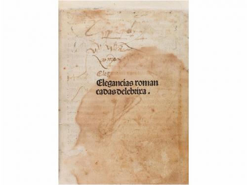 1495 ca. LIBRO. (INCUNABLE-LITERATURA). FLISCUS DE SONCIO, 