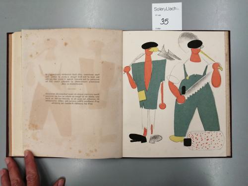 1923. LIBRO. (ARTE-BIBLIOFILIA). LEBEDEFF, WLADIMIR:. RUSSIA