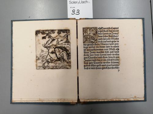 1920-1930. LIBRO. (ARTE-BIBLIOFILIA). LUTHER, MARTIN (trad.)