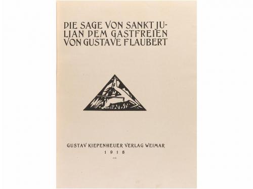 1918. LIBRO. (ARTE-BIBLIOFILIA). FLAUBERT, GUSTAVE; KAUS, MA