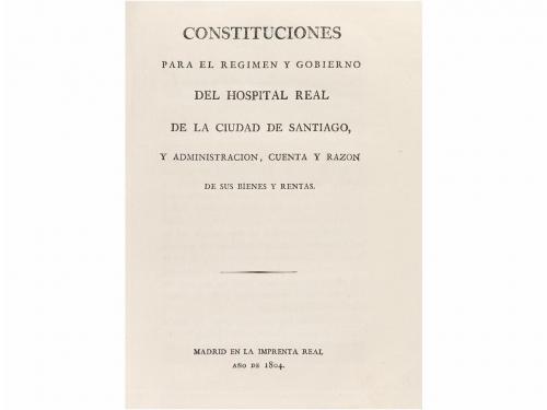 1804. LIBRO. (ADMINISTRACIÓN-HOSPITAL). [AYESTERAN, IGNACIO 