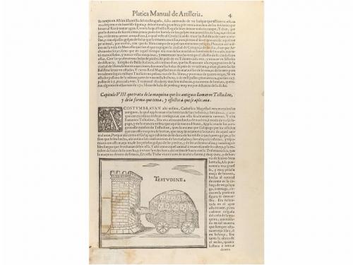 1592. LIBRO. (MILITARIA). COLLADO, LUYS:. PLATICA MANUAL DE 