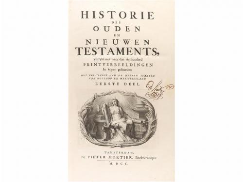 1700. LIBRO. (BIBLIA). HISTOIRE DES OUDEN EN NIEUWEN TESTAME