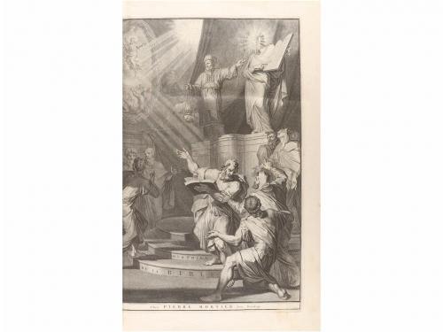 1700. LIBRO. (BIBLIA). HISTOIRE DES OUDEN EN NIEUWEN TESTAME