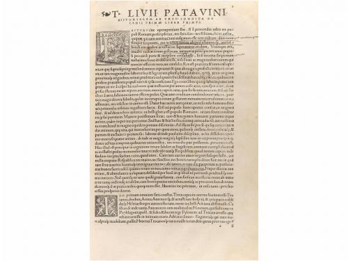 1543. LIBRO. (HISTORIA ANTIGUA). LIVII PATAVINI, T.:. LATIAN