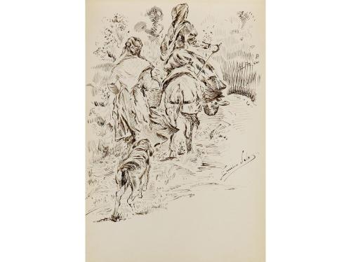 1894-1910 ca. ORIGINAL ARTÍSTICO. (LIBRO FIRMAS-MADRID). LIB