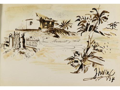 1894-1910 ca. ORIGINAL ARTÍSTICO. (LIBRO FIRMAS-MADRID). LIB