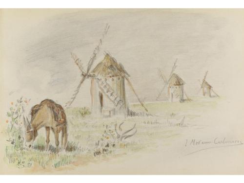 1894-1910 ca. ORIGINAL ARTÍSTICO. (LIBRO FIRMAS-MADRID). LIB