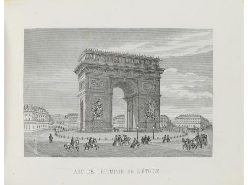1840 ca. LIBRO. (VIAJES-GRABADOS). CHAMOÜIN:. PARIS SOUVENIR