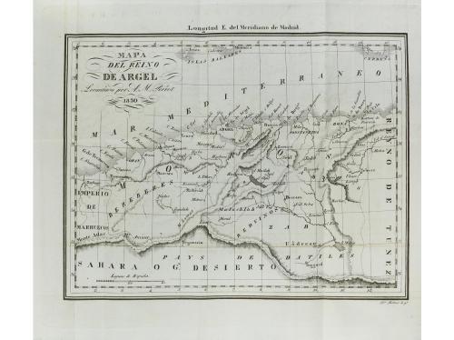 1830. LIBRO. (VIAJES-ARGEL). BERCAZÚ, A. B. J.:. ARGEL. NOTI