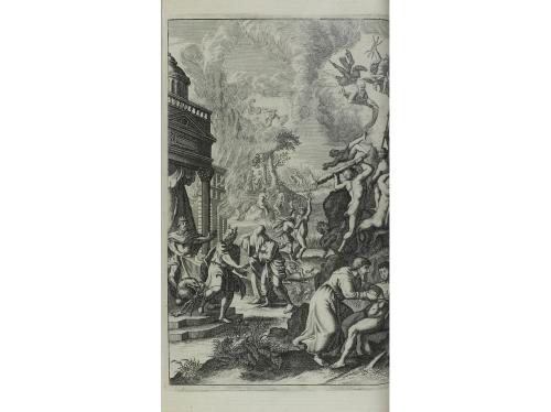 1683. LIBRO. (LITERATURA CLÁSICA- ENCUADERNACIÓN). OVIDII NA